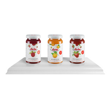 Lade das Bild in den Galerie-Viewer, „Weiße Linie“ Aufsteller für 3 x 250 g bzw. 220 g Gläser