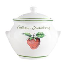 Lade das Bild in den Galerie-Viewer, Keramiktopf 0,5 l mit Motiv inkl. Deckel