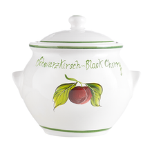 Lade das Bild in den Galerie-Viewer, Keramiktopf 0,5 l mit Motiv inkl. Deckel