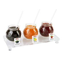 Load image into Gallery viewer, Transparent display stand for 3 x 640 g decorative jars
